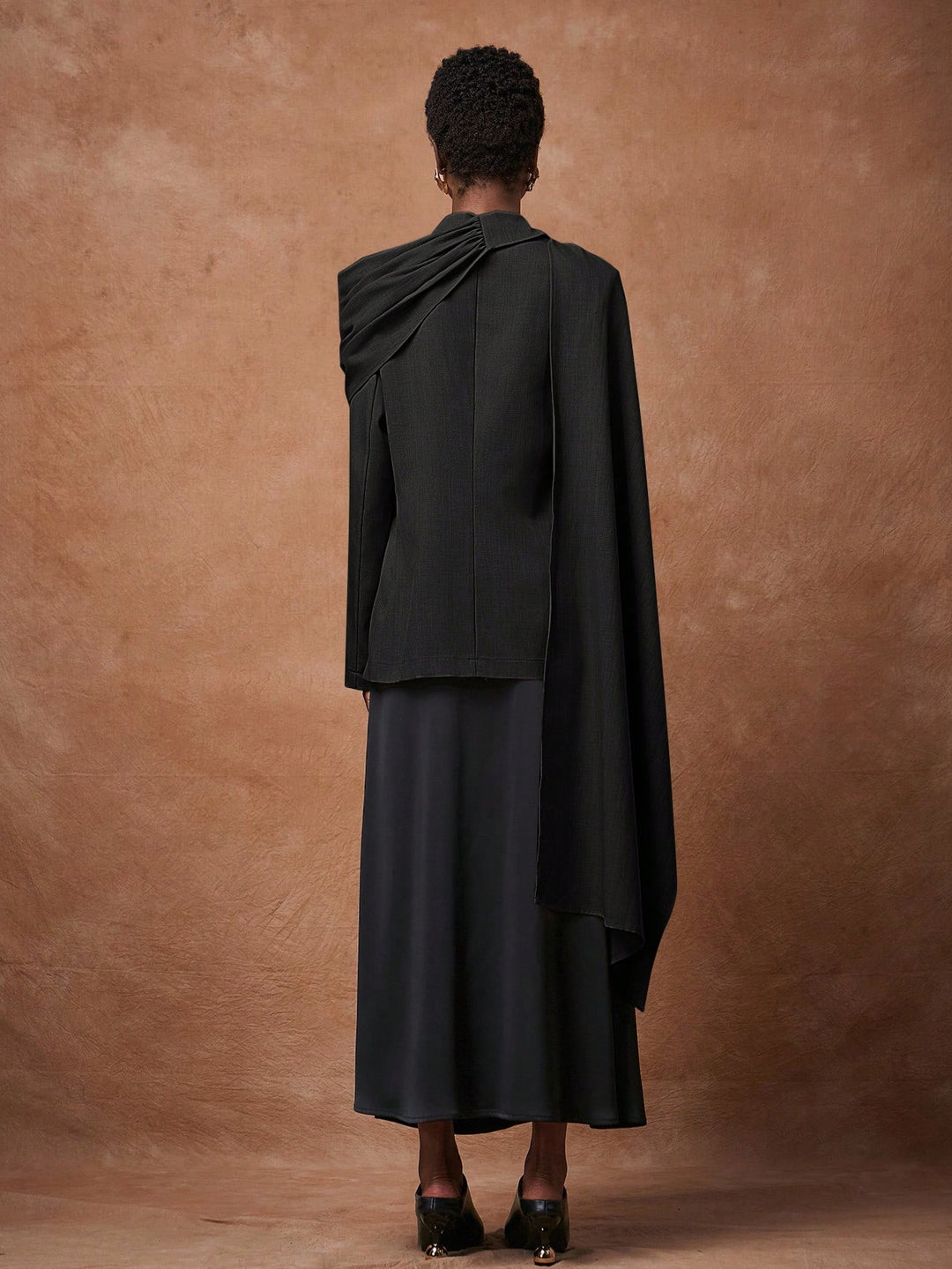 Sacou SHEIN, negru
