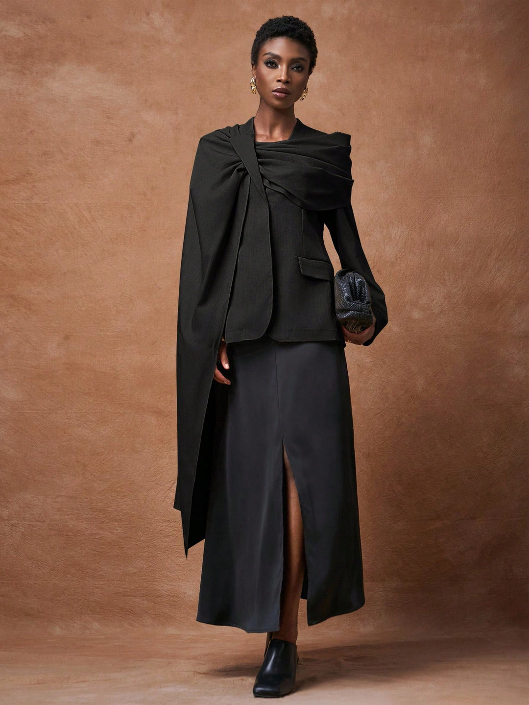 Sacou SHEIN, negru