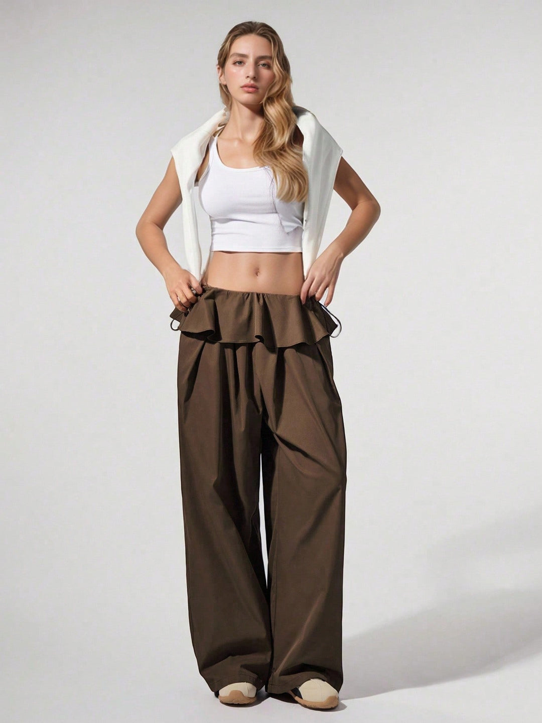 Pantaloni SHEIN, kaki