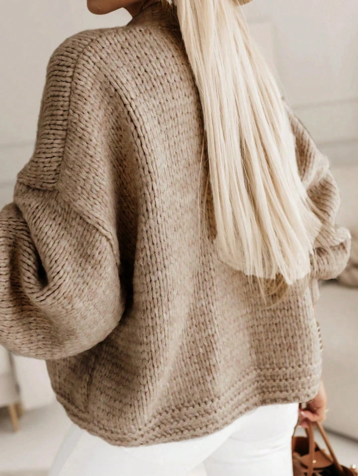 Cardigan SHEIN, maro