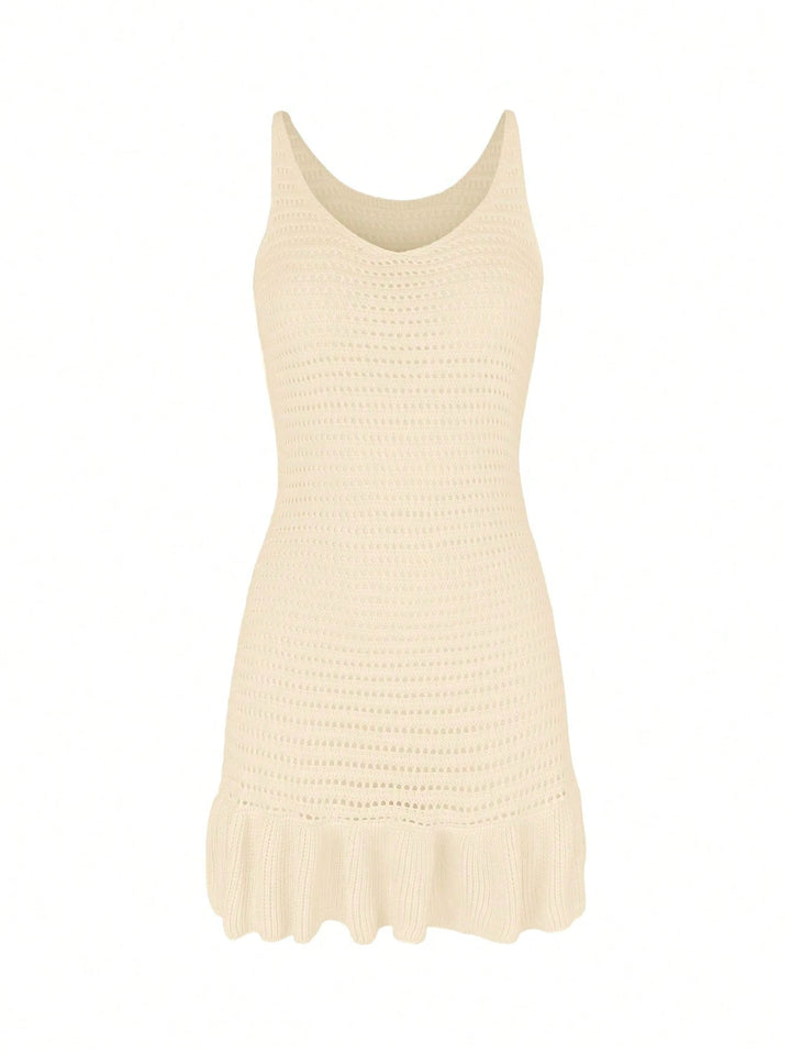 Rochie de plajă SHEIN, crem