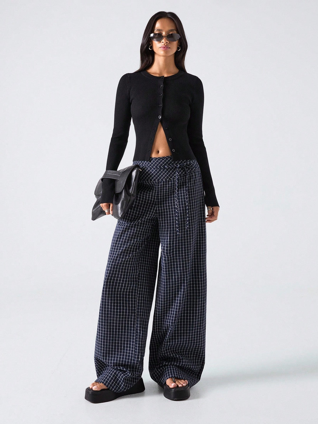 Pantaloni SHEIN, albastru