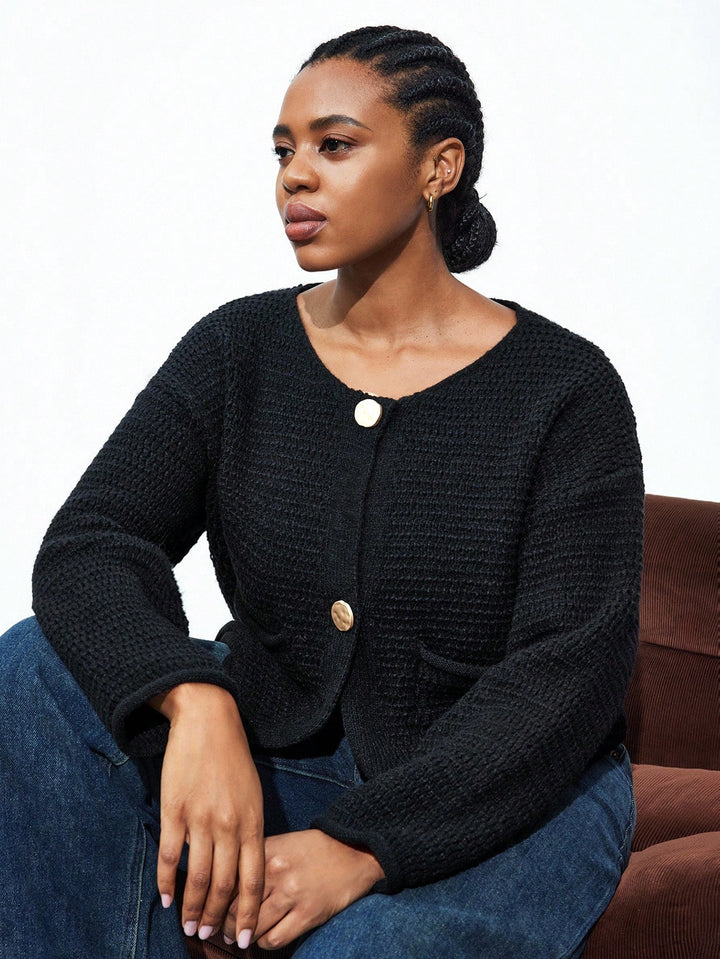 Cardigan SHEIN, negru