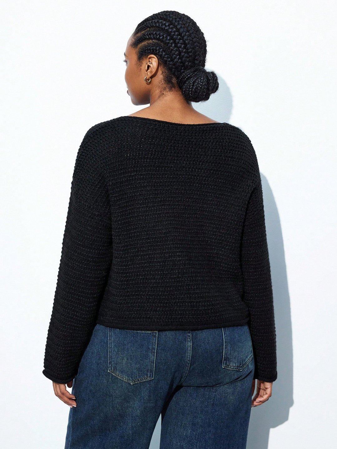 Cardigan SHEIN, negru