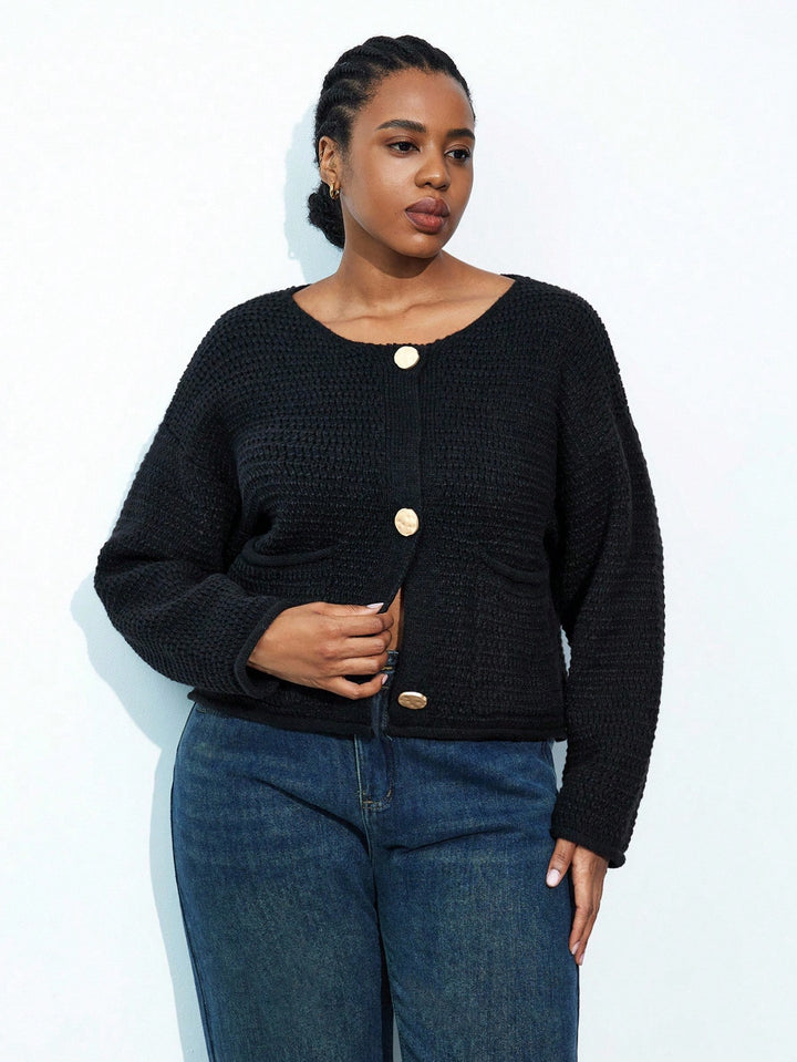 Cardigan SHEIN, negru