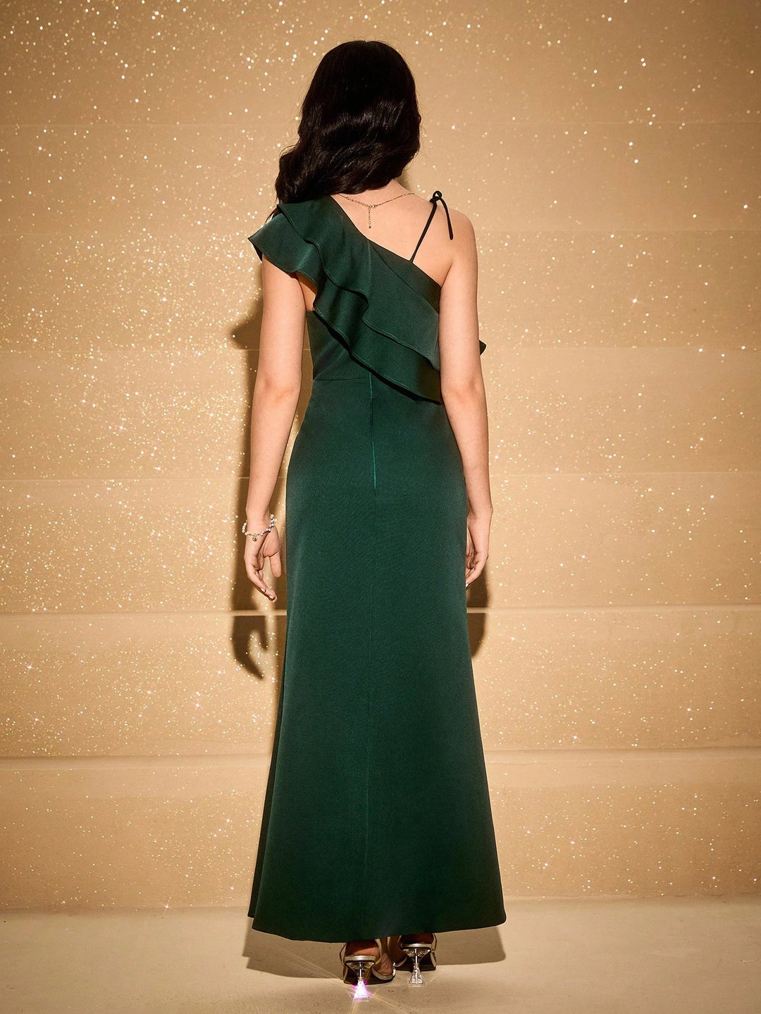 Rochie maxi SHEIN, verde