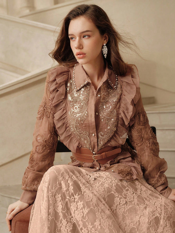 Bluza SHEIN, maro