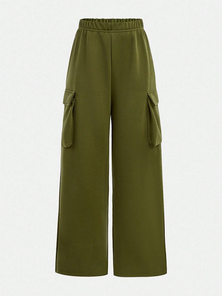 Pantaloni SHEIN, kaki
