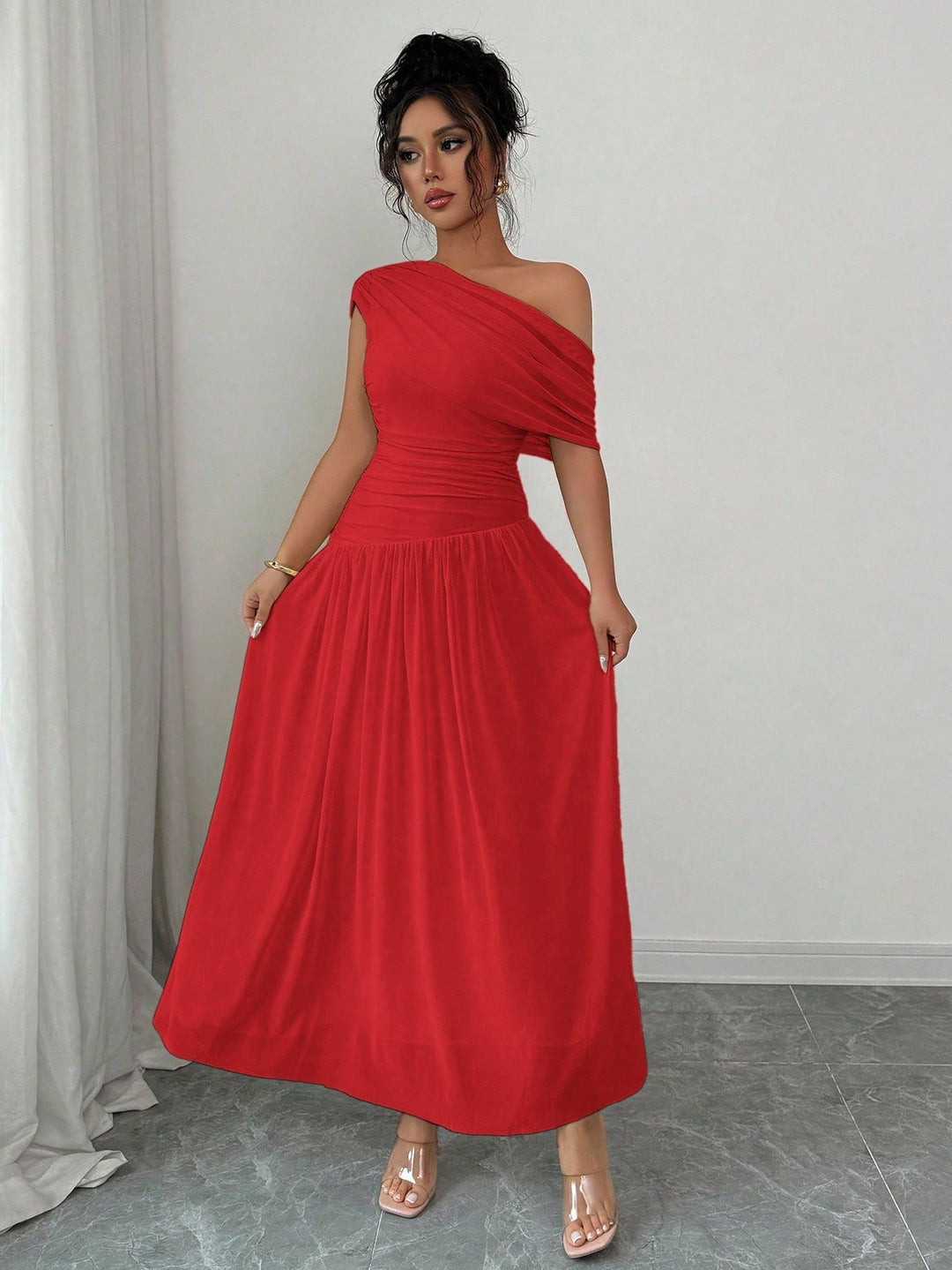 Rochie maxi SHEIN, roșu