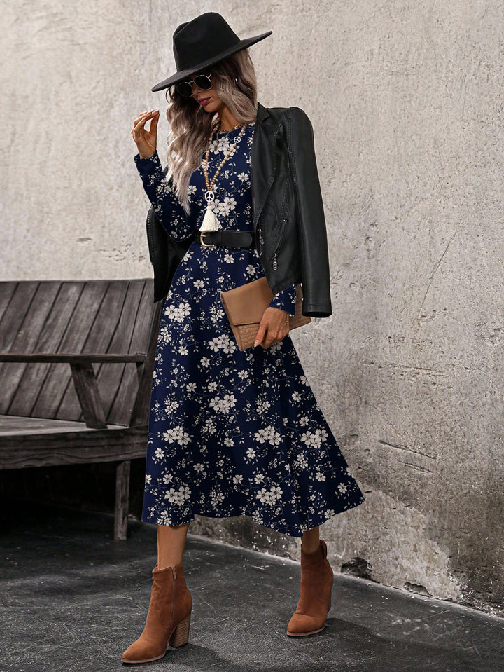 Rochie midi SHEIN, mix culori