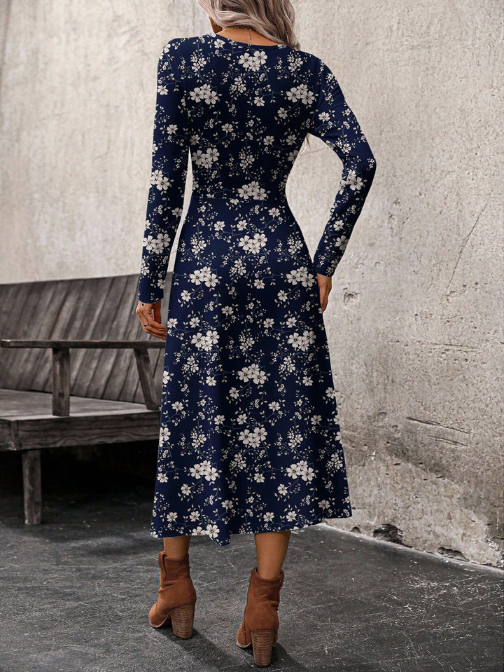 Rochie midi SHEIN, mix culori