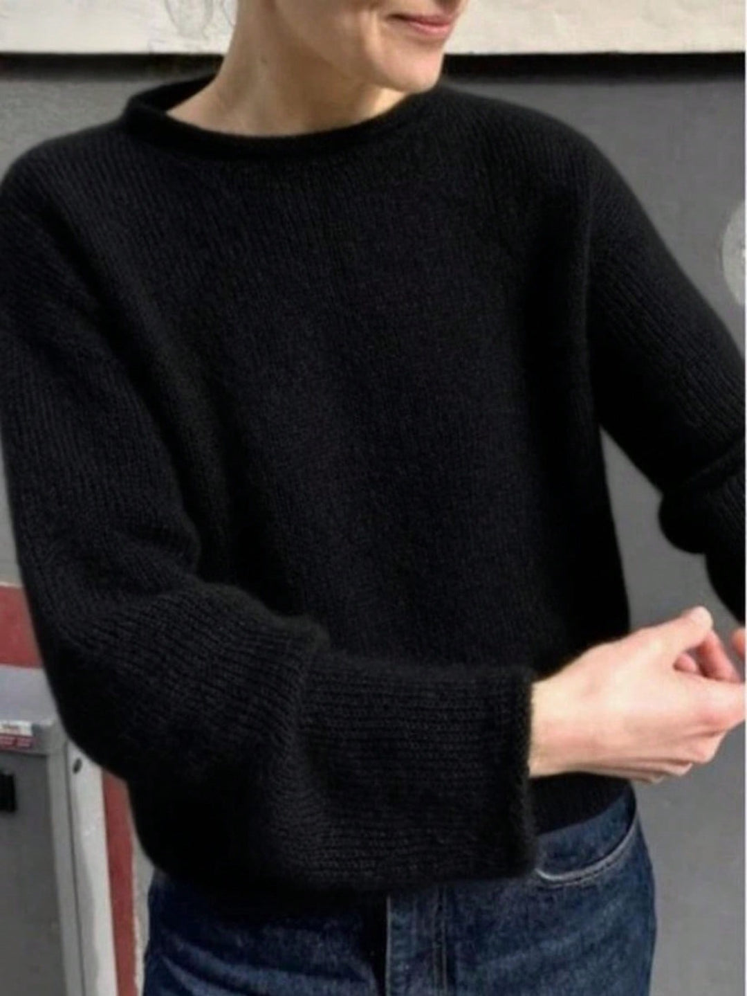 Pulover SHEIN, negru