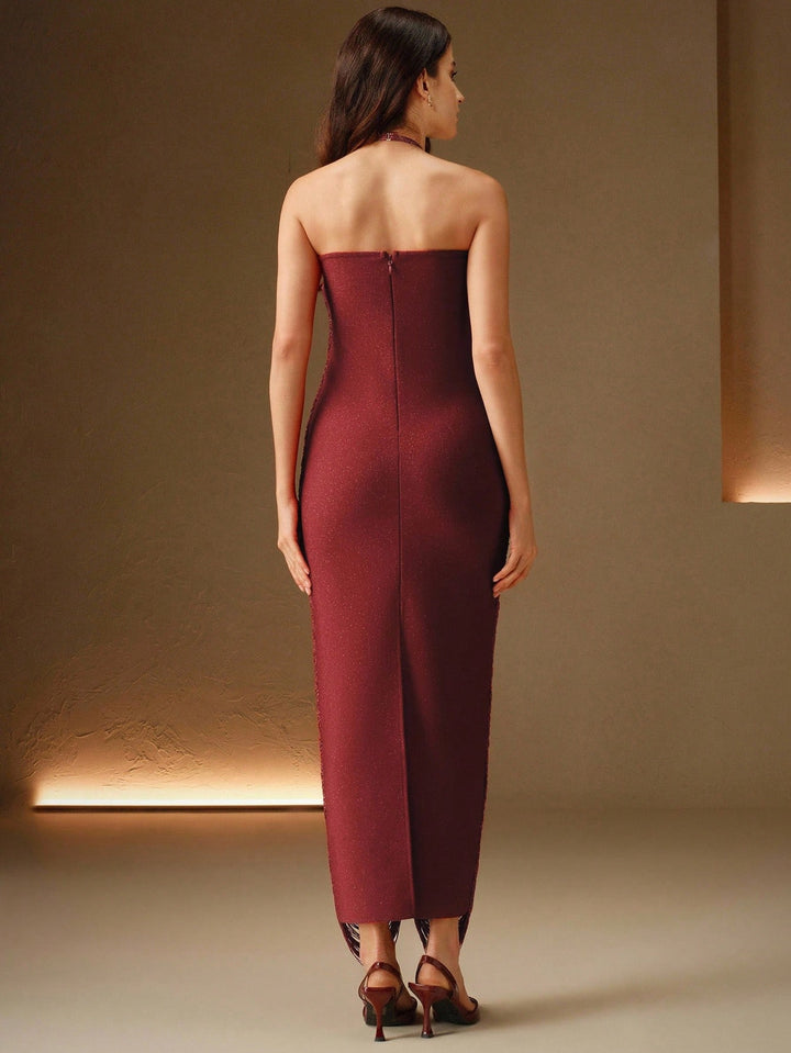 Rochie midi SHEIN, roșu