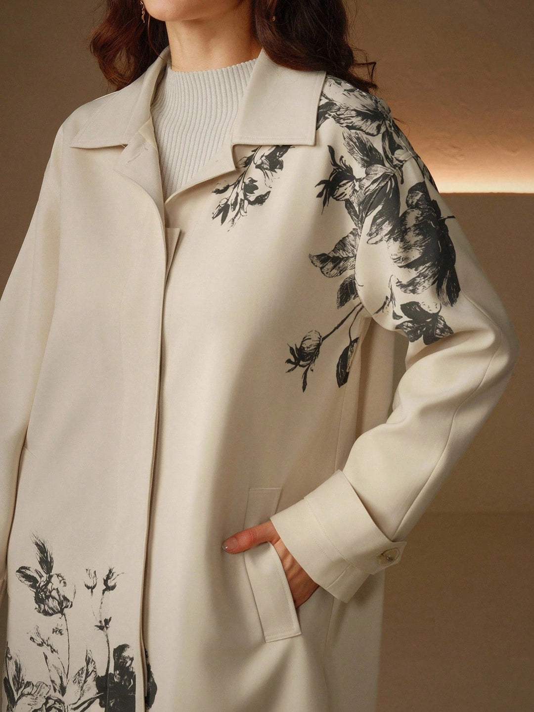 Trench Shein, crem