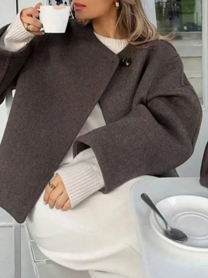 Cardigan SHEIN, maro