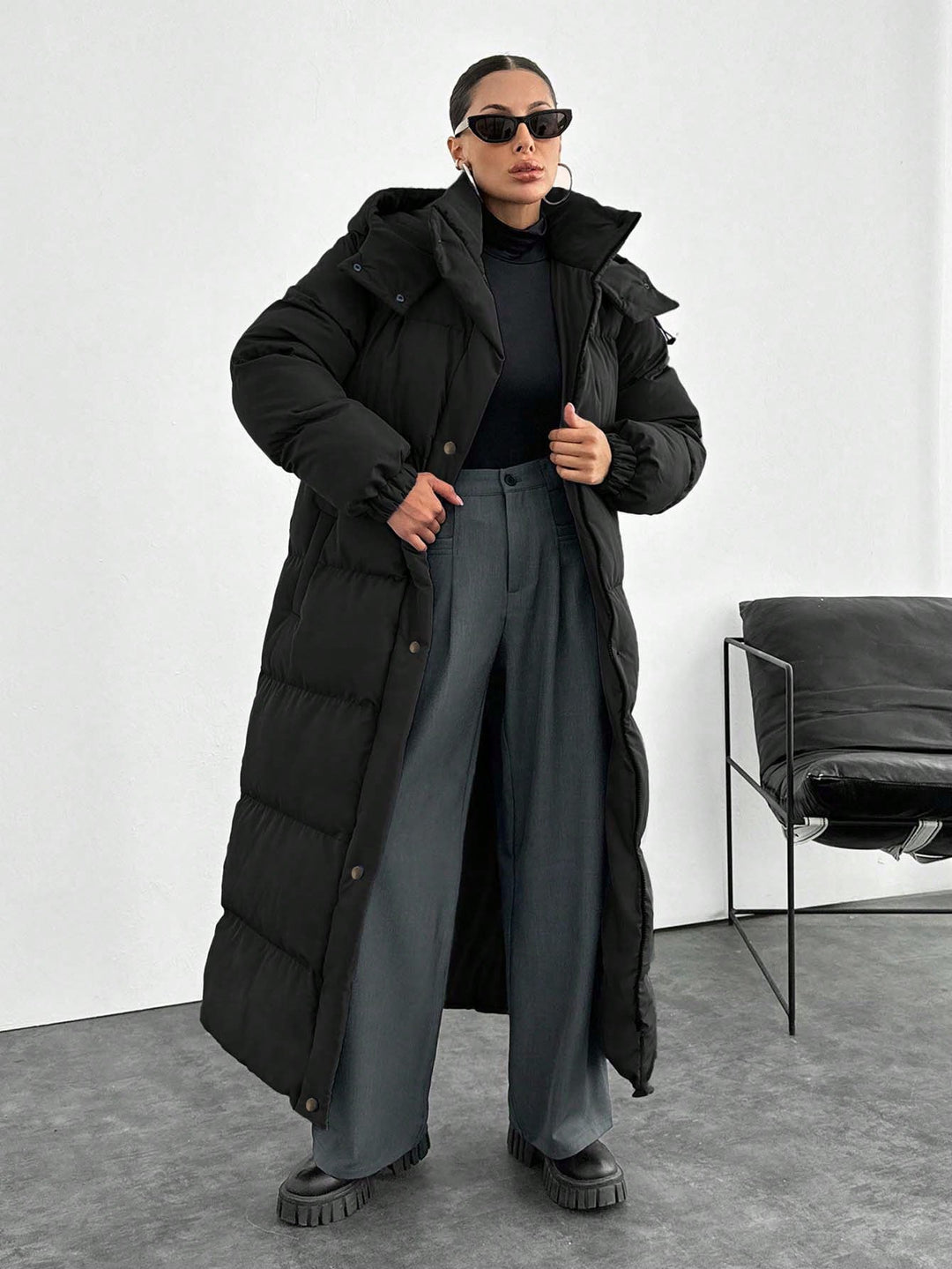 Palton SHEIN, negru