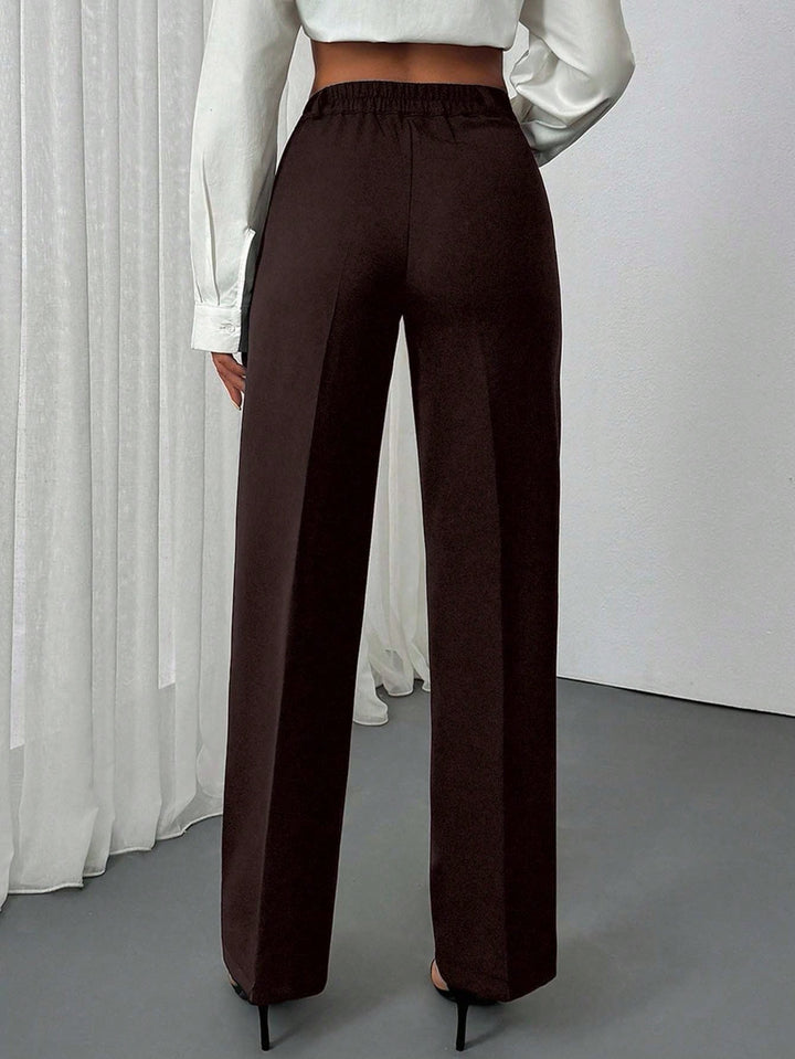 Pantaloni SHEIN, maro