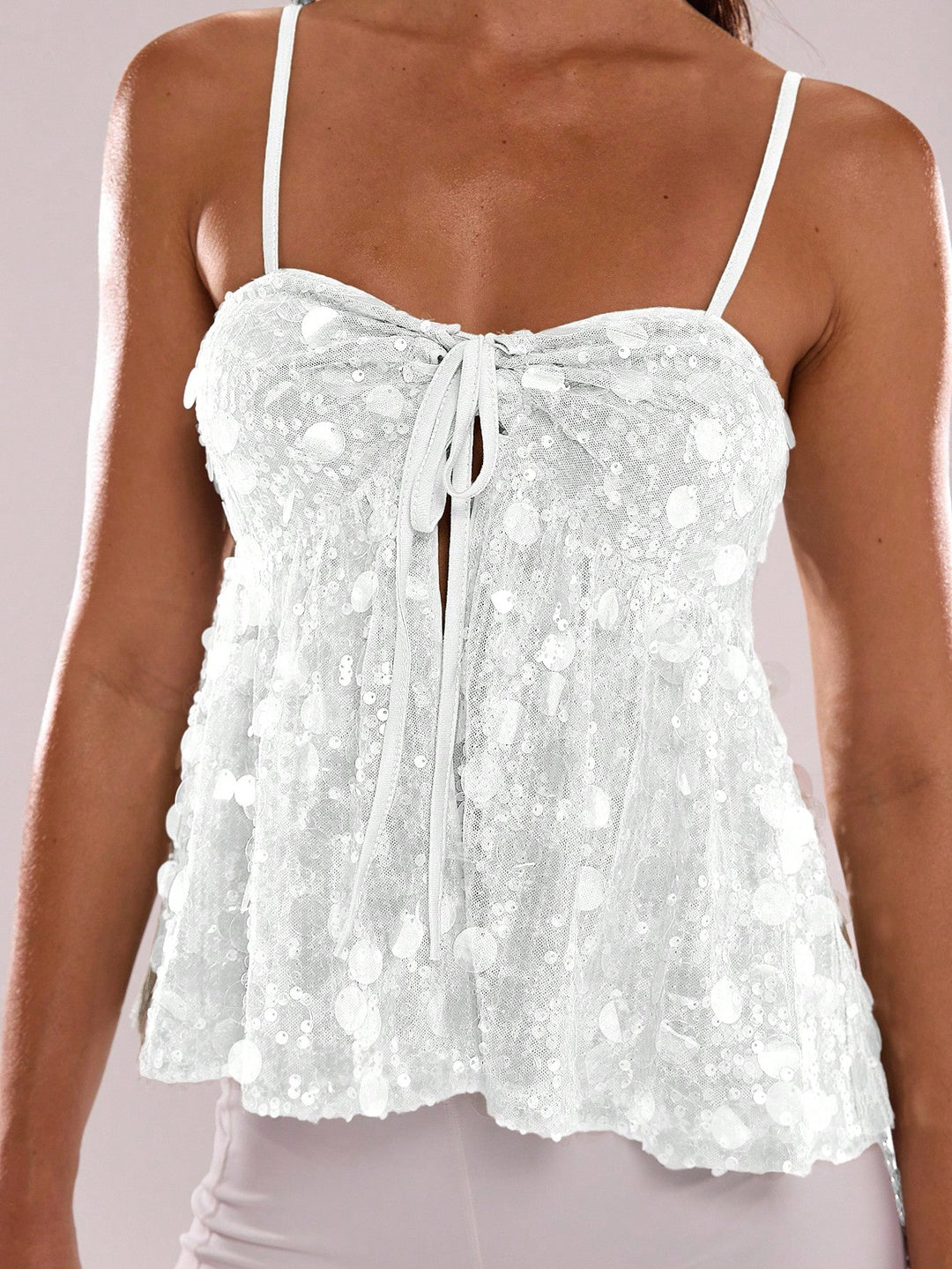 Shein top, fehér