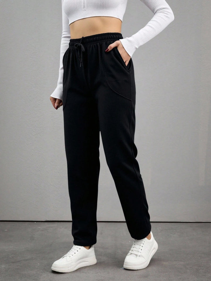 Pantaloni SHEIN, negru