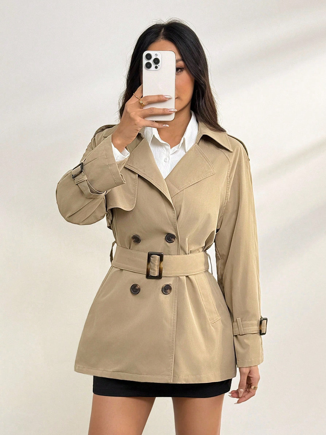 Trench SHEIN, maro