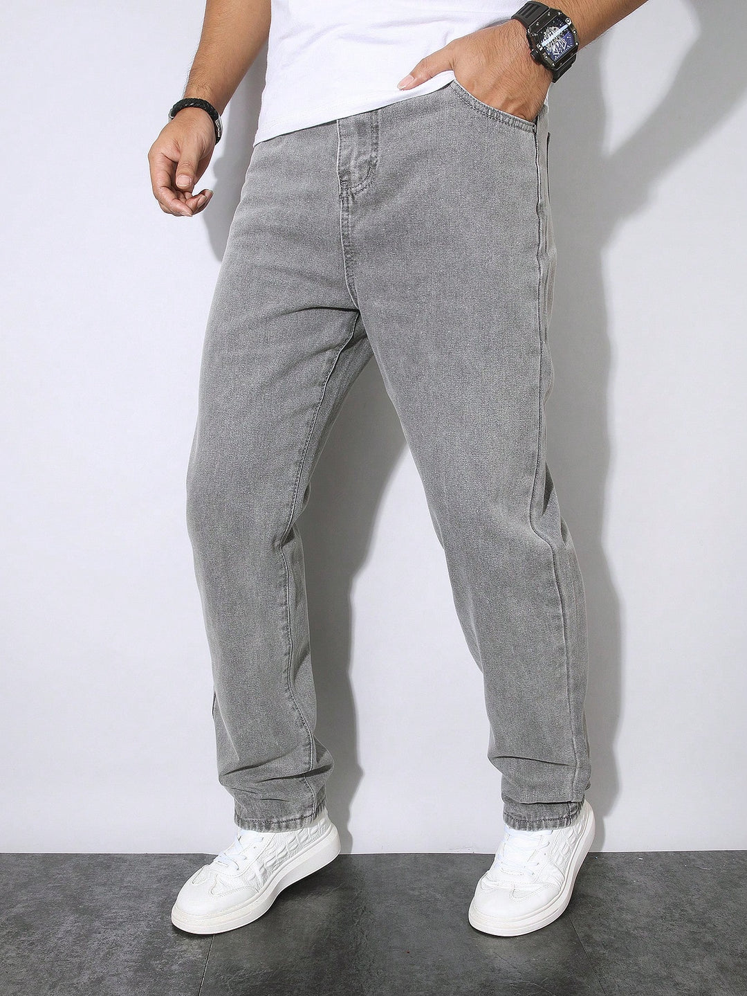 Jeans SHEIN, gri