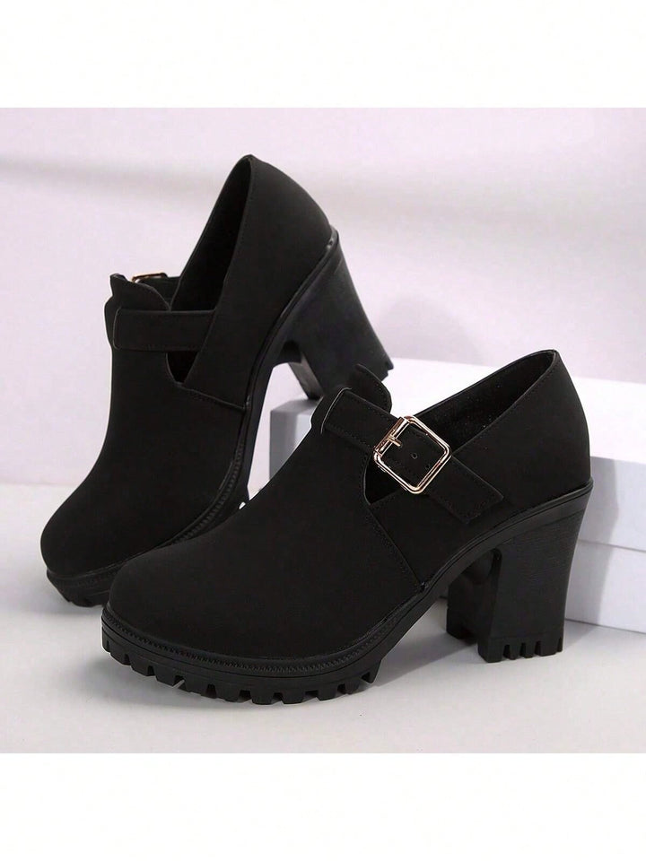 Pantofi Cu Toc Shein, Negru
