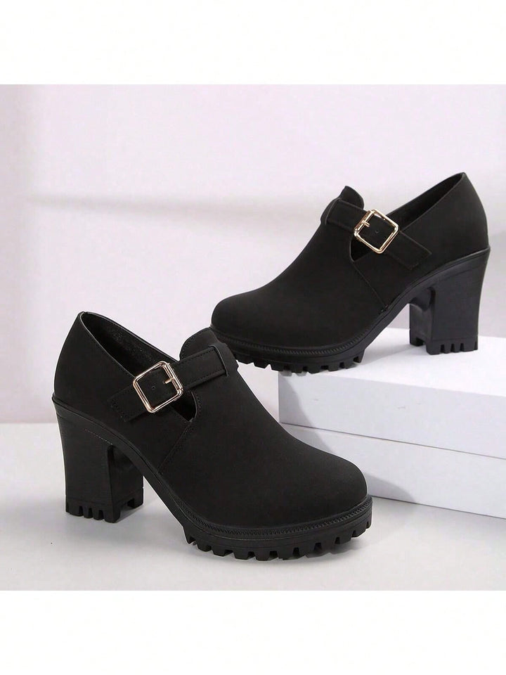 Pantofi Cu Toc Shein, Negru