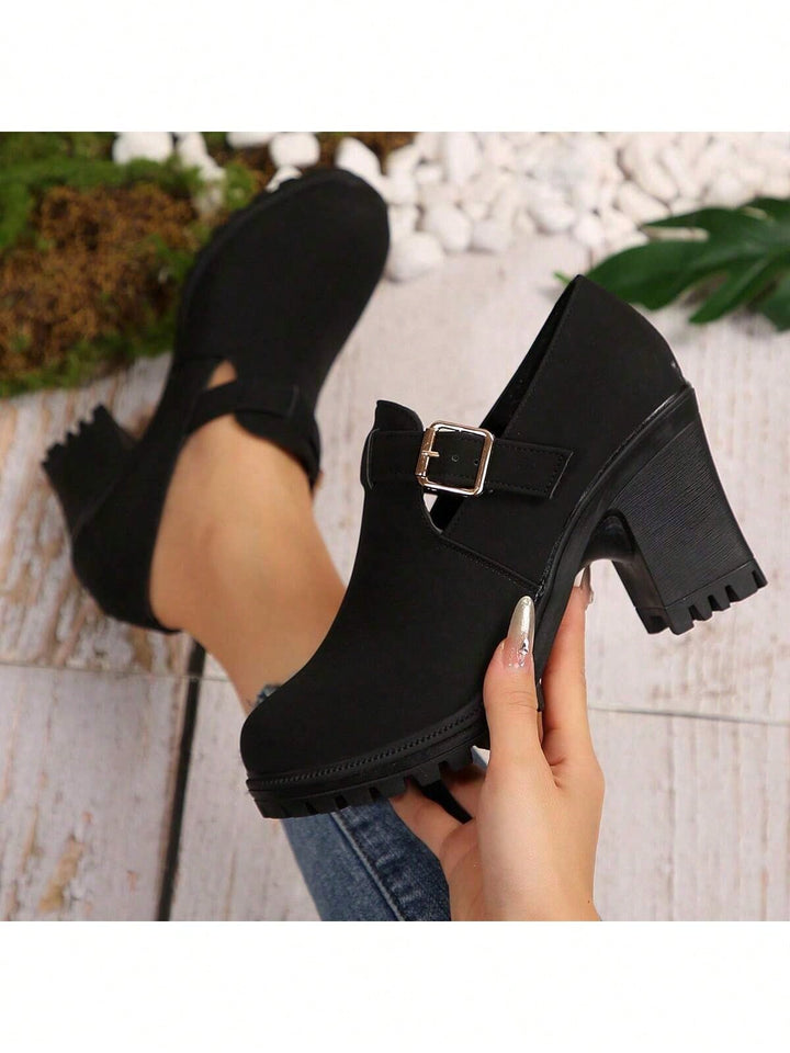 Pantofi Cu Toc Shein, Negru