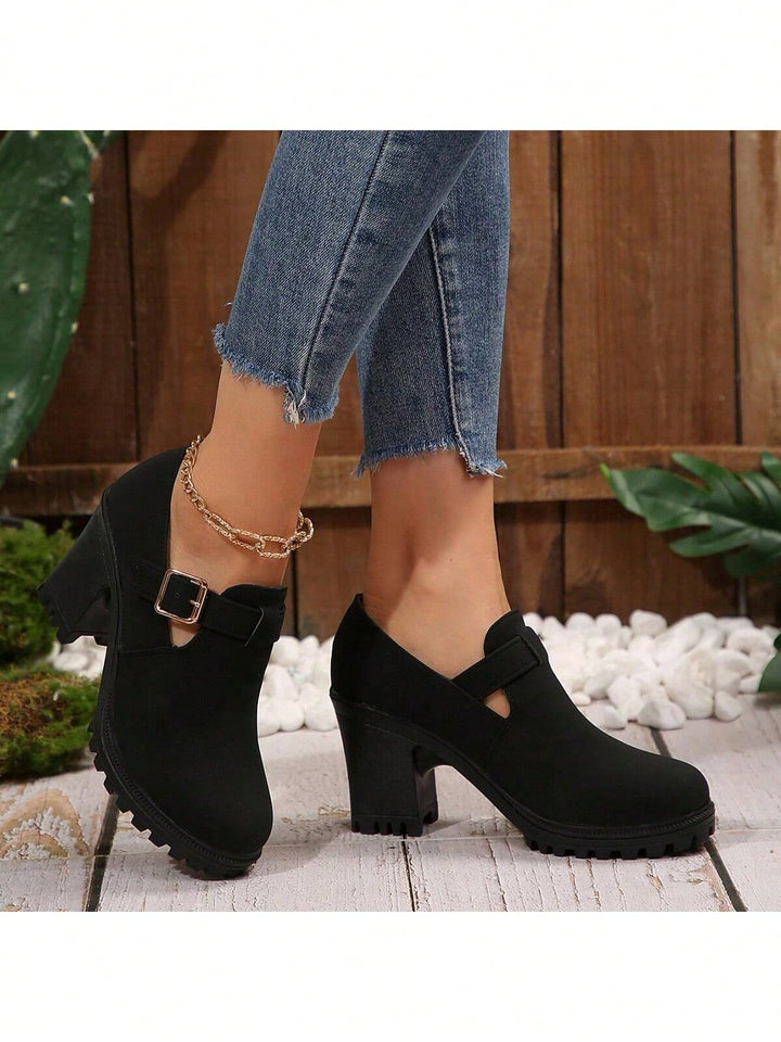 Pantofi Cu Toc Shein, Negru