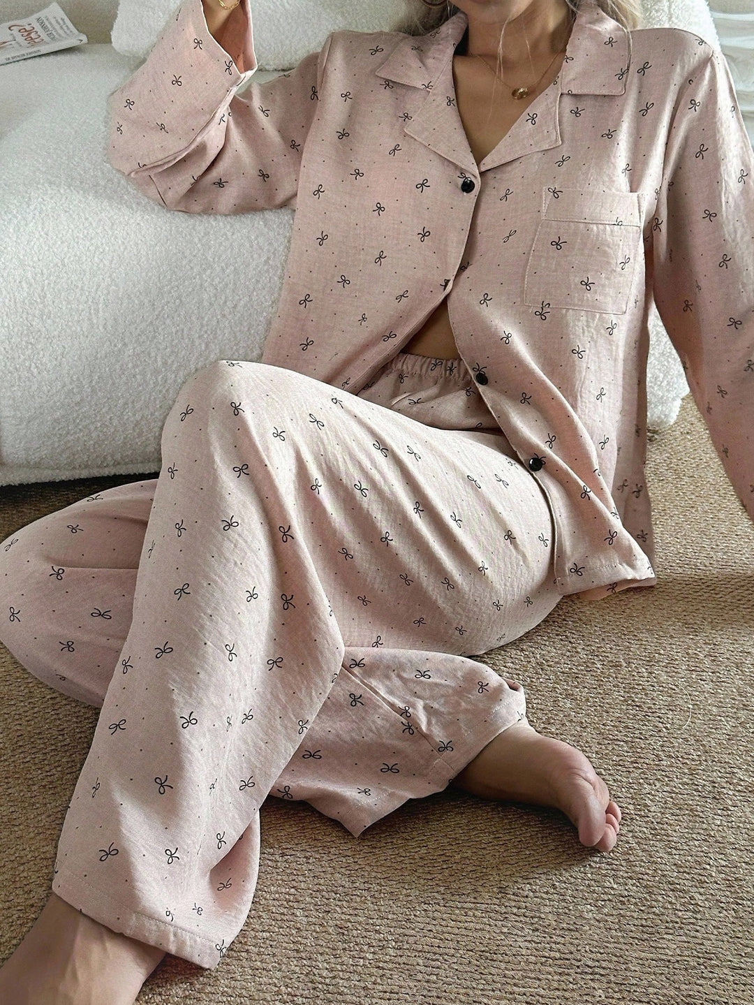 Pijama SHEIN, roz