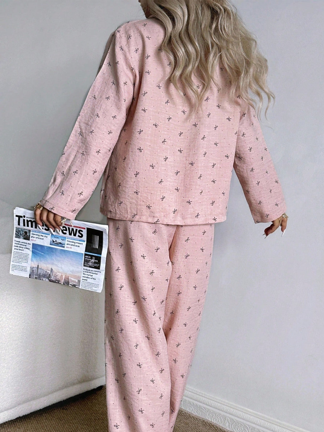Pijama SHEIN, roz