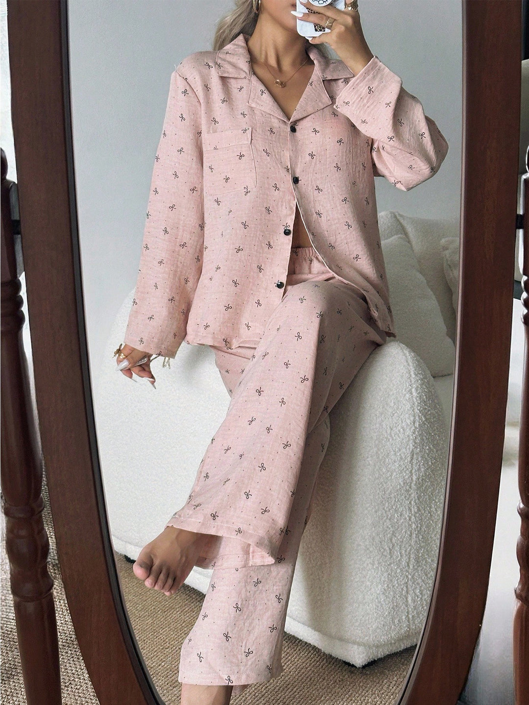 Pijama SHEIN, roz