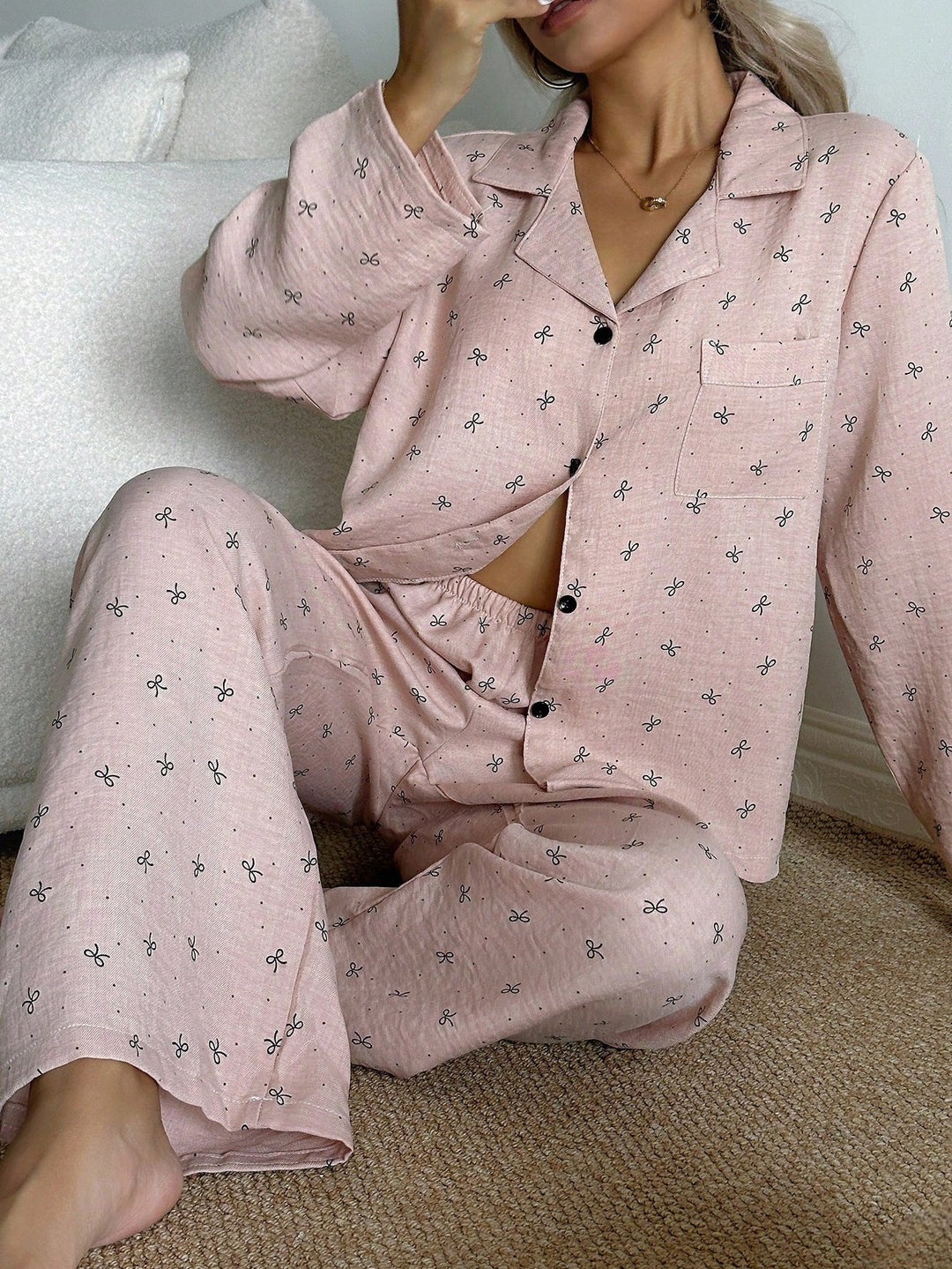 Pijama SHEIN, roz