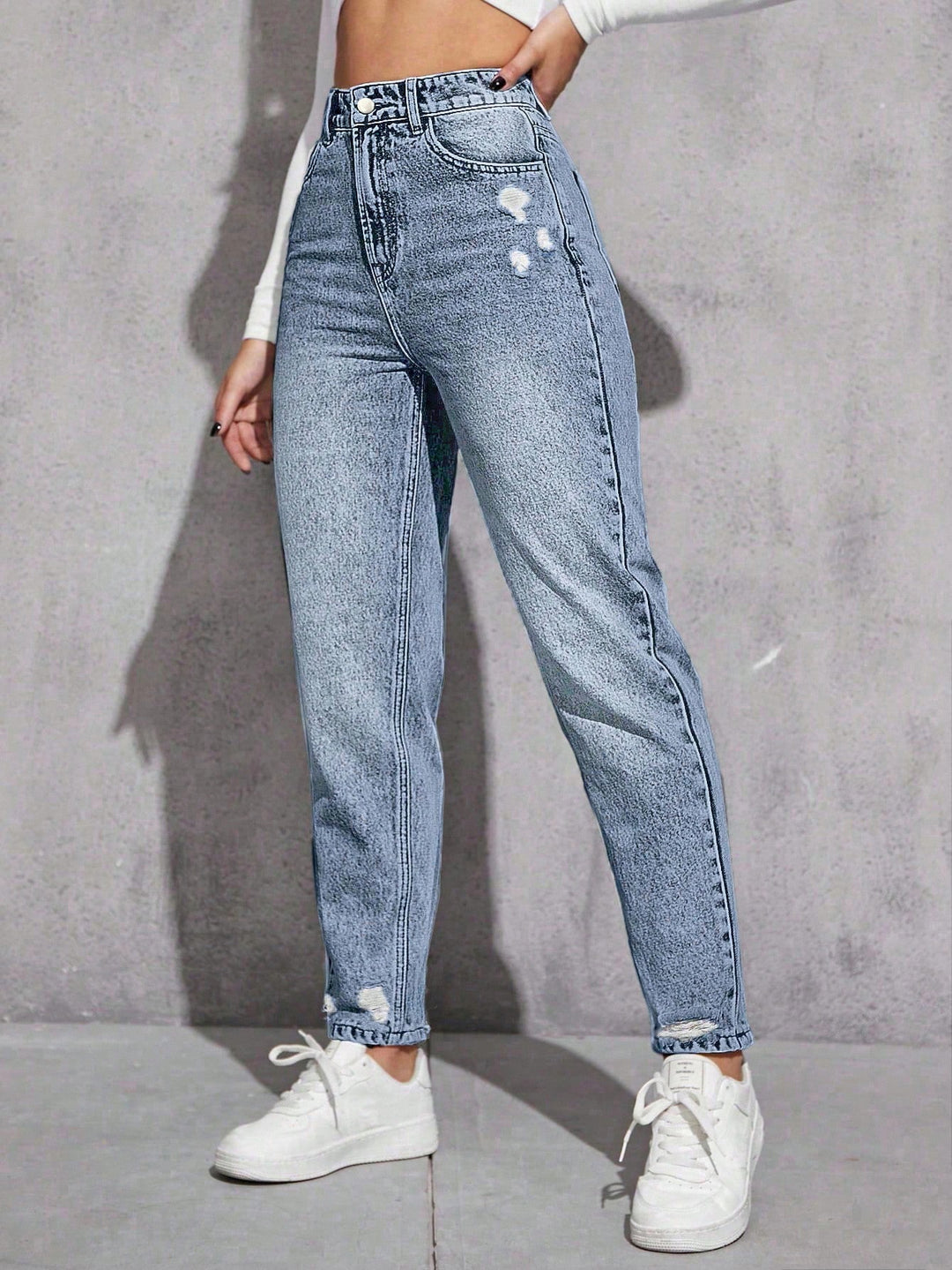 Jeans SHEIN, albastru