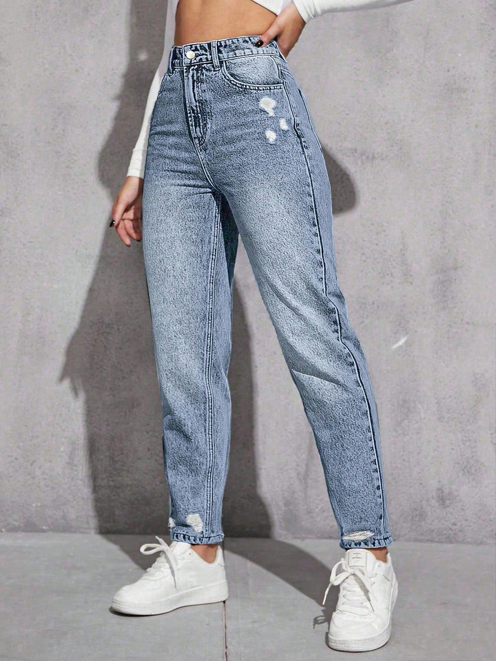 Jeans SHEIN, albastru