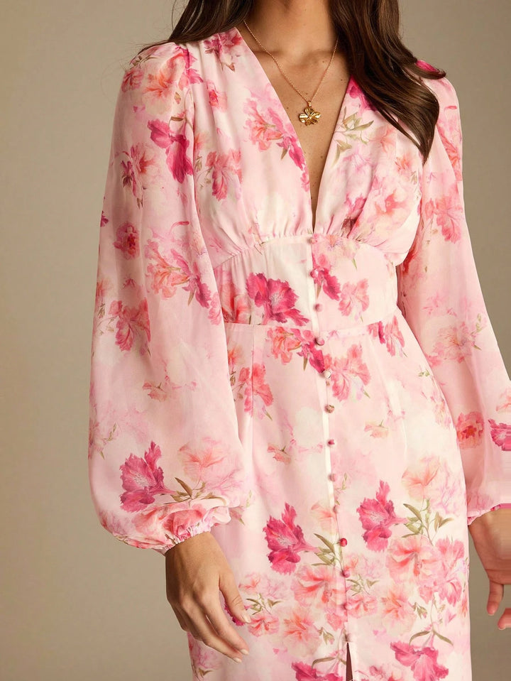 Rochie maxi SHEIN, roz