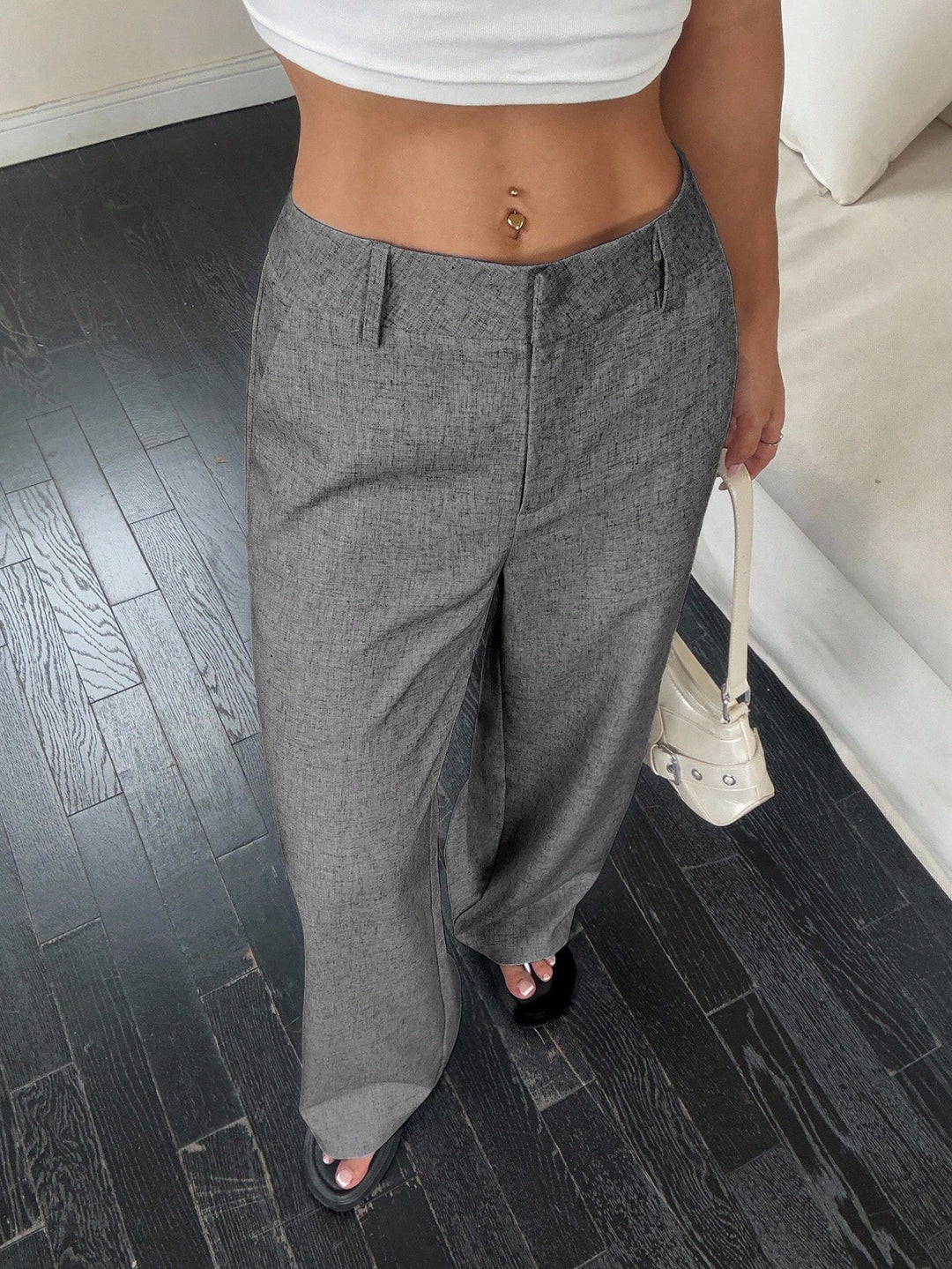 Pantaloni SHEIN, gri