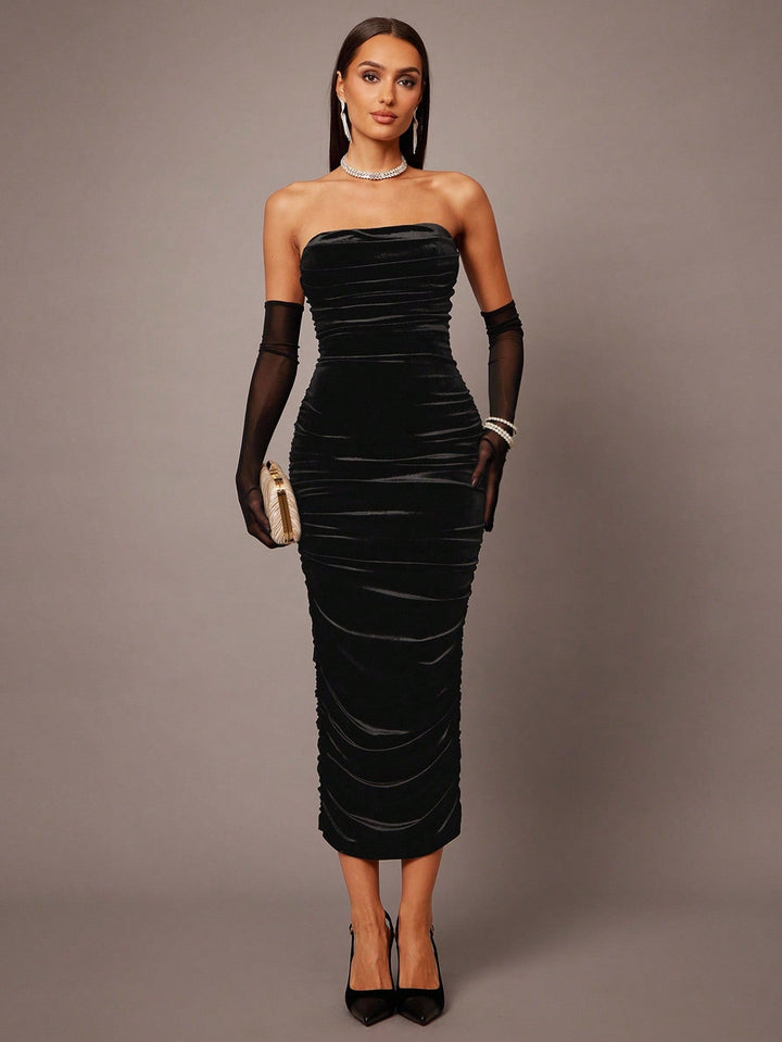 Rochie maxi SHEIN, negru