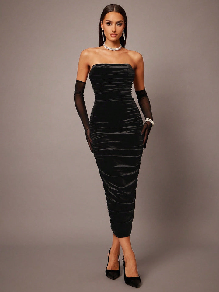 Rochie maxi SHEIN, negru