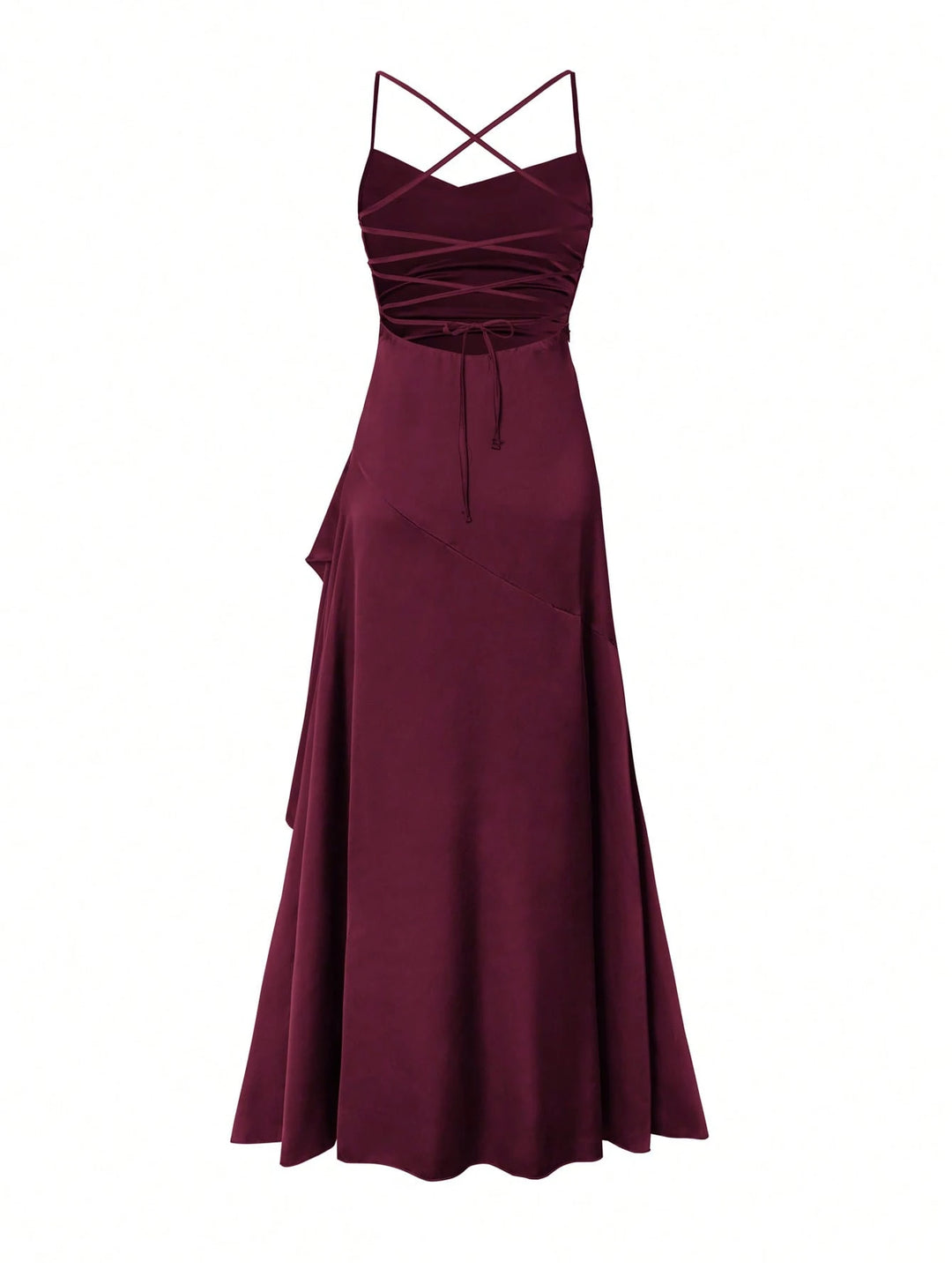 Rochie maxi SHEIN, vișiniu