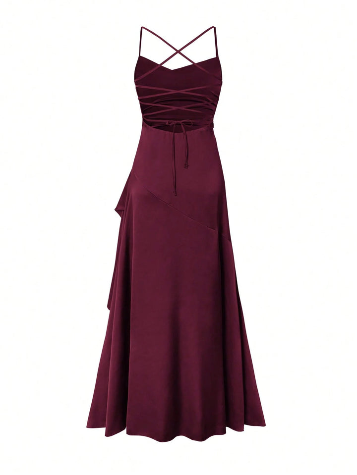 Rochie maxi SHEIN, vișiniu