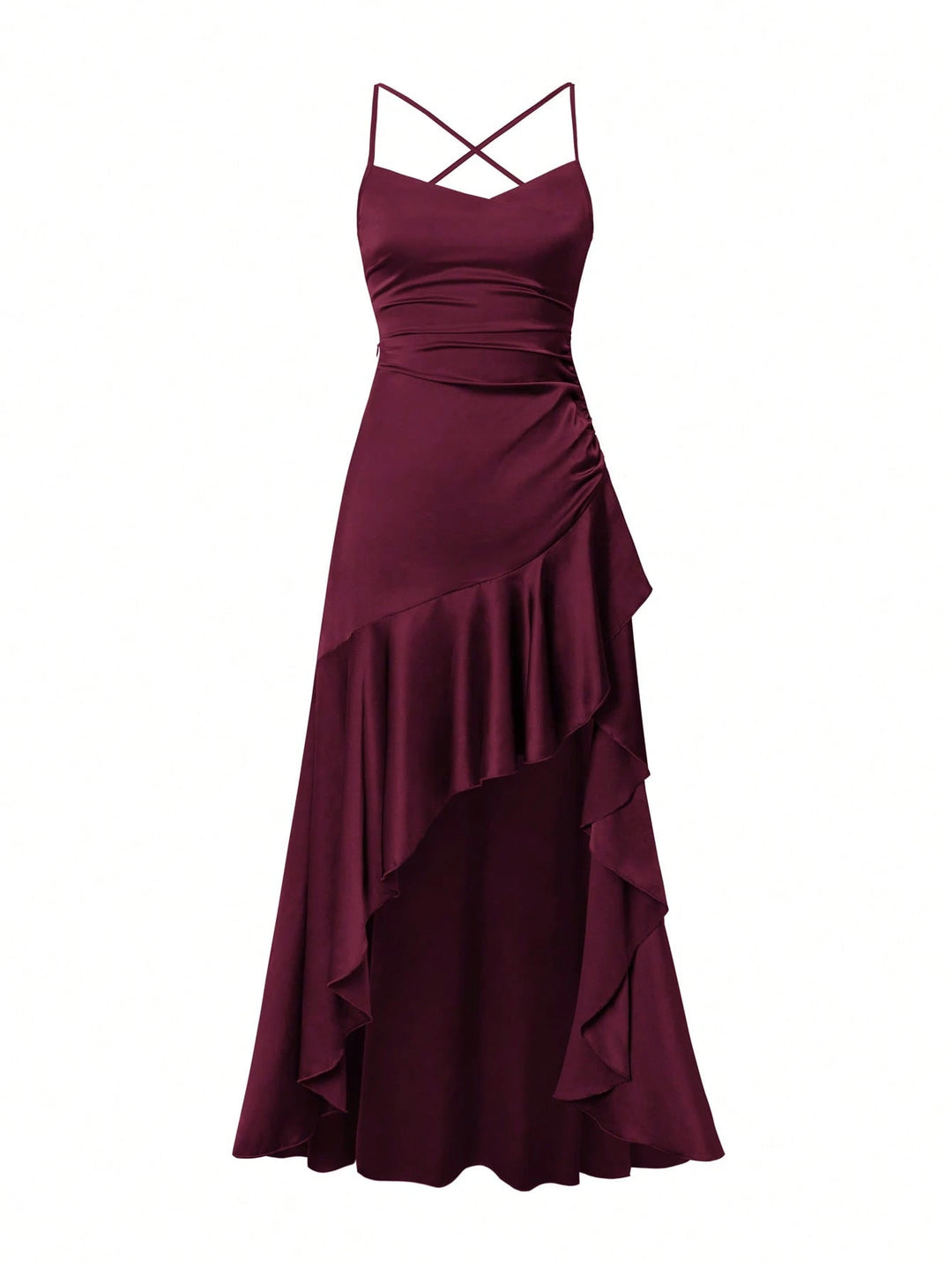 Rochie maxi SHEIN, vișiniu