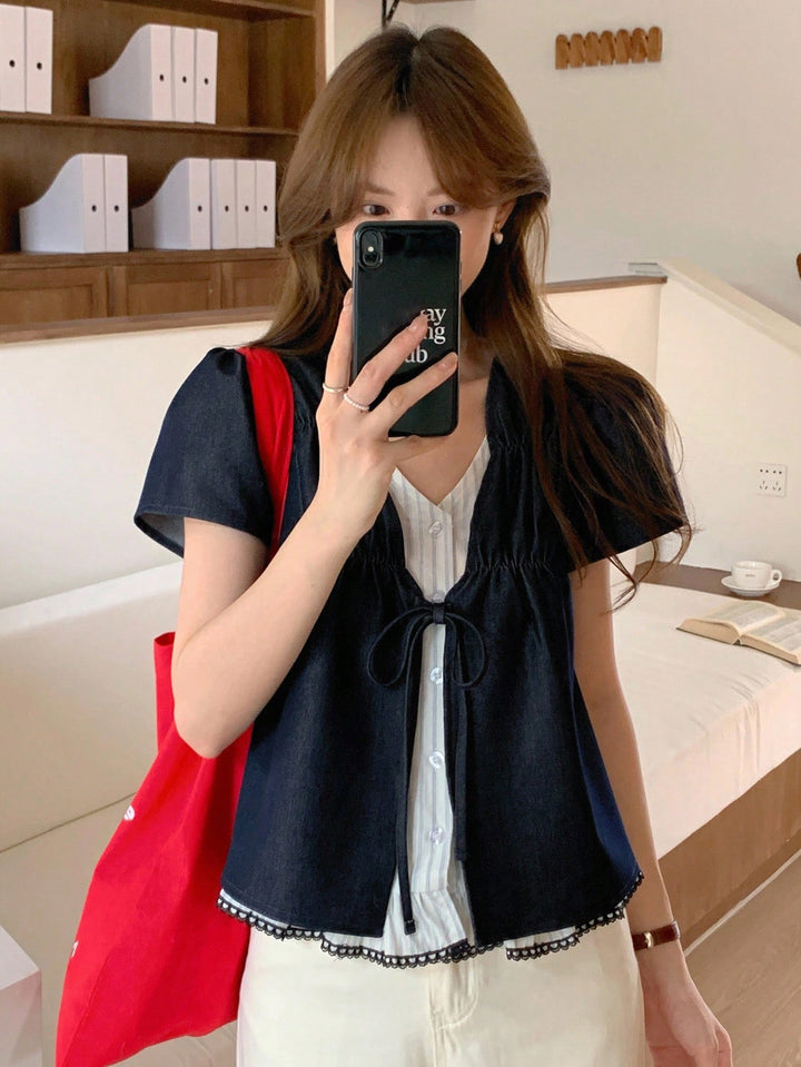 Top SHEIN, albastru
