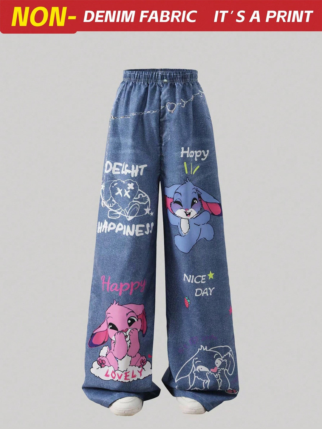 Pantaloni SHEIN, albastru
