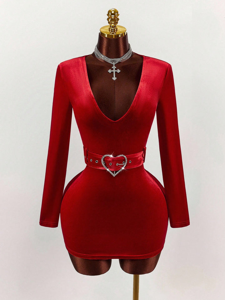 Rochie mini SHEIN, roșu