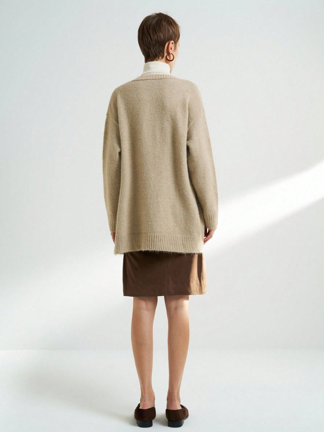 Cardigan SHEIN, kaki