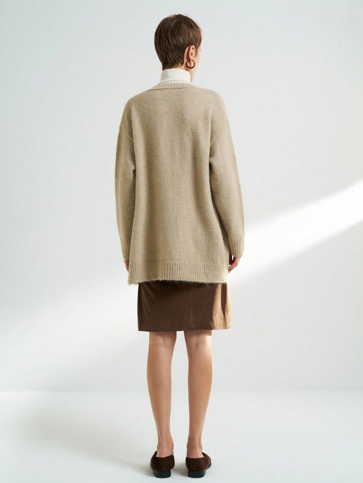 Cardigan SHEIN, kaki