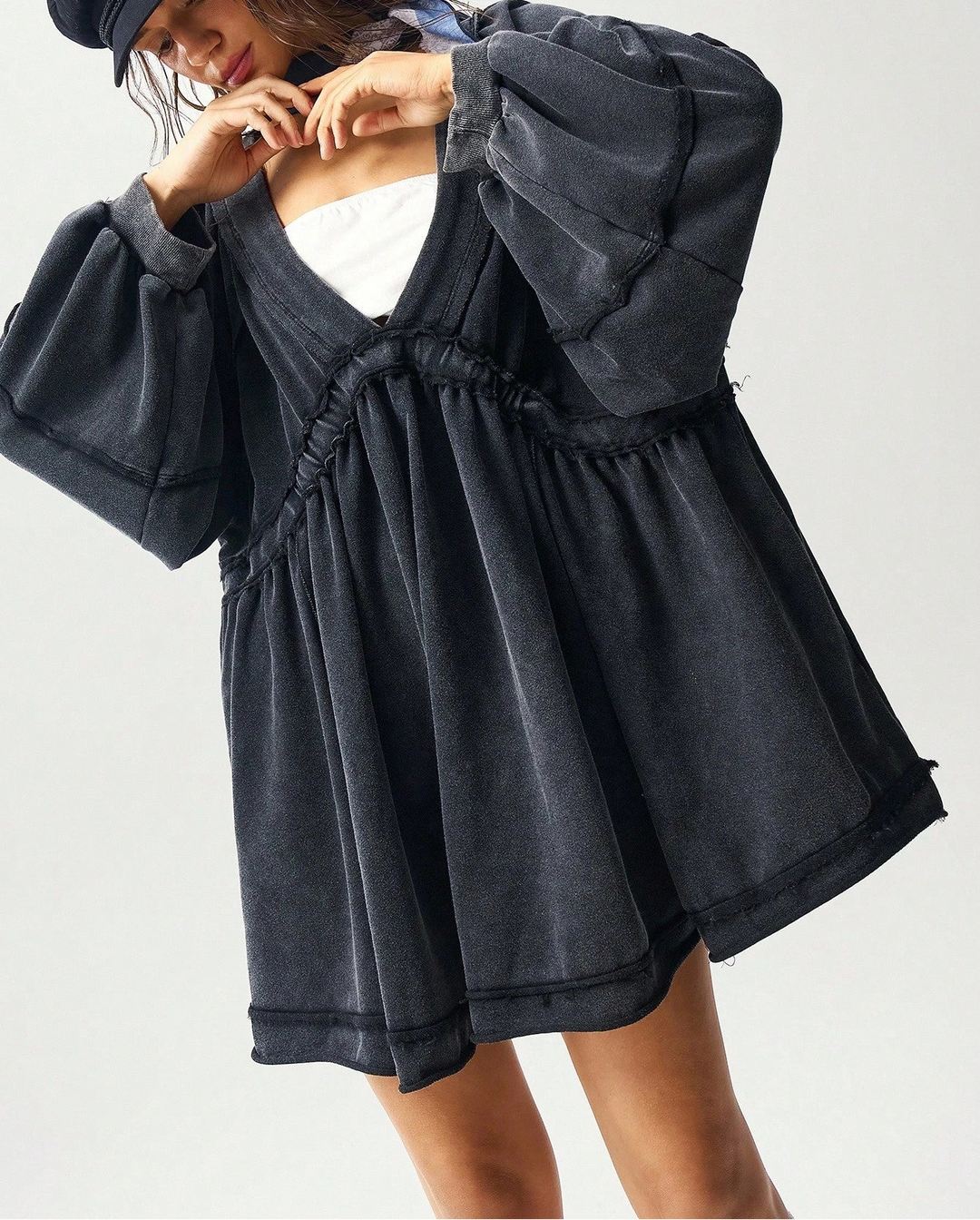 SHEIN mini ruha, fekete