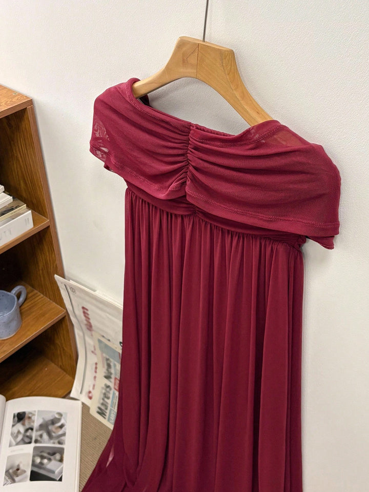 Rochie midi SHEIN, vișiniu
