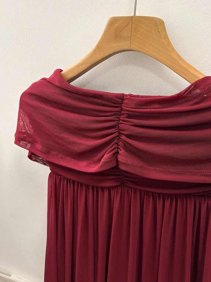 Rochie midi SHEIN, vișiniu